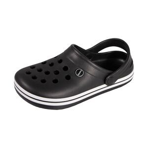 Keanu Unisex Adult Contrast Detail Clogs / Black